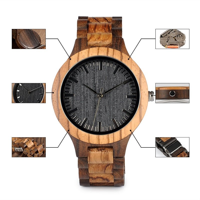 Bobo bird d30 miesten puinen rannekello aarni havu (1)