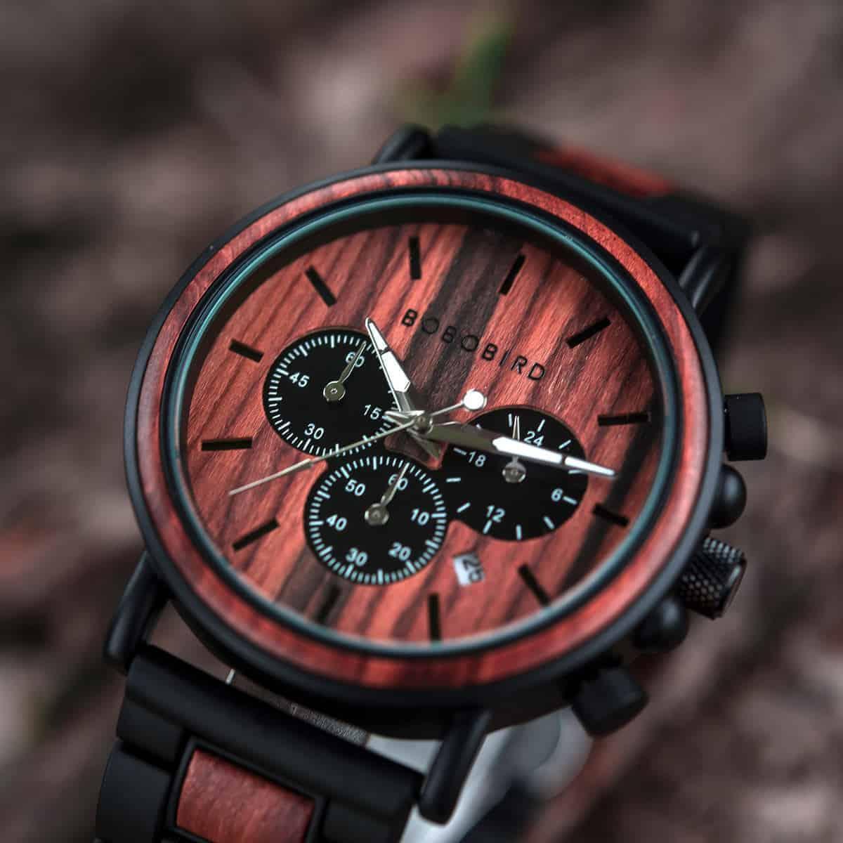 BOBO BIRD Chronograph P09-1 - Lumowood
