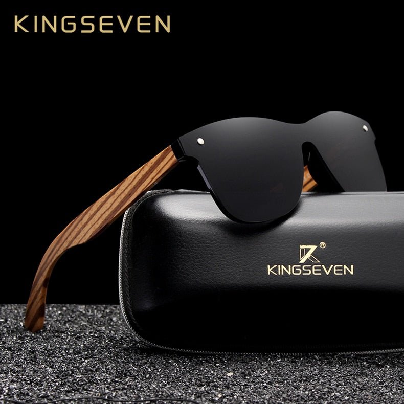 Kingseven NZ-5504 zebra wood puiset aurinkolasit aarni havu (1)