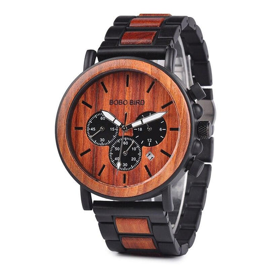 BOBO BIRD Chronograph P09-1 - Lumowood